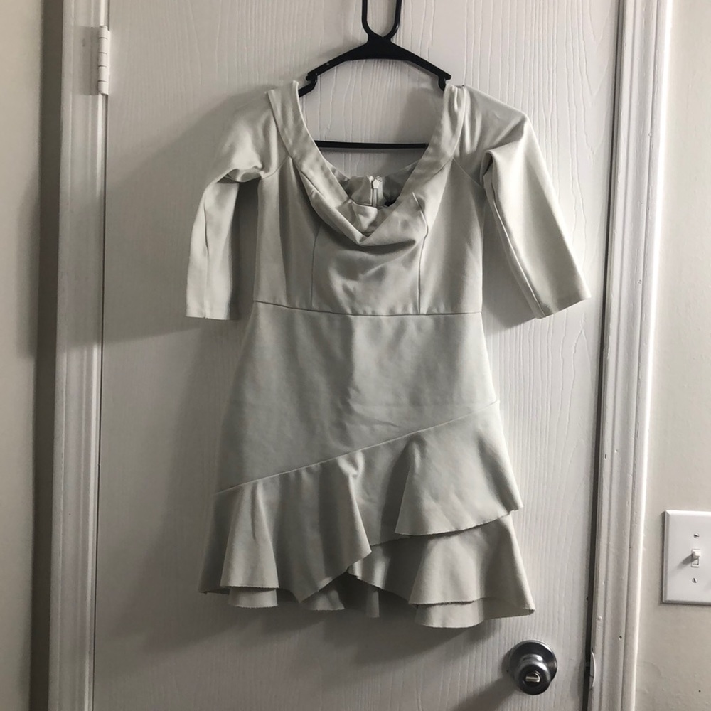 White off the shoulder dress